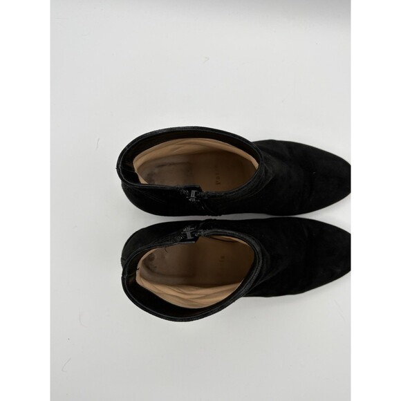 Christian Louboutin Black Suede Turela 55 Ankle Boots Block Heel Sz EU 36 - Picture 10 of 14